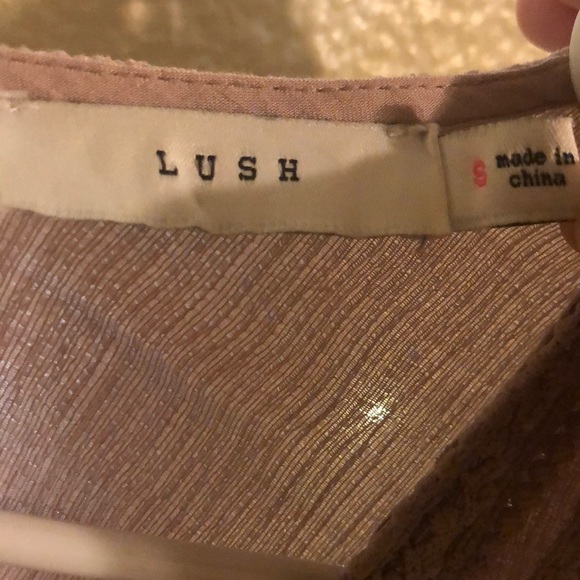 LUSH | Lavender Cold Shoulder Peasant Dress - Picture 2 of 3